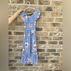 Girls size 7 floral dress